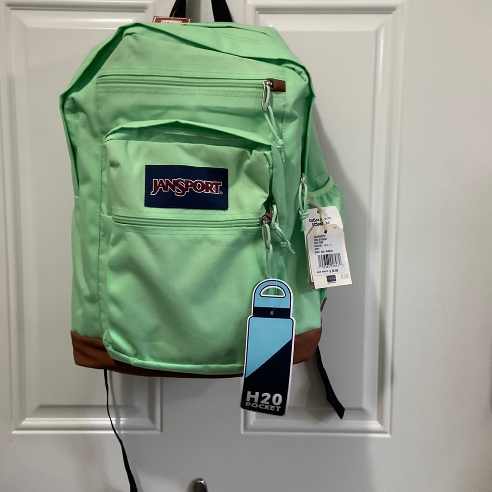 Jansport Cool Student Backpack in “Mint Chip”